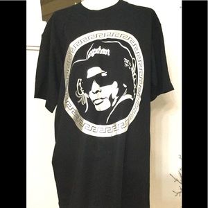 Easy E West Coast Rapper Bootleg Metallic Logo